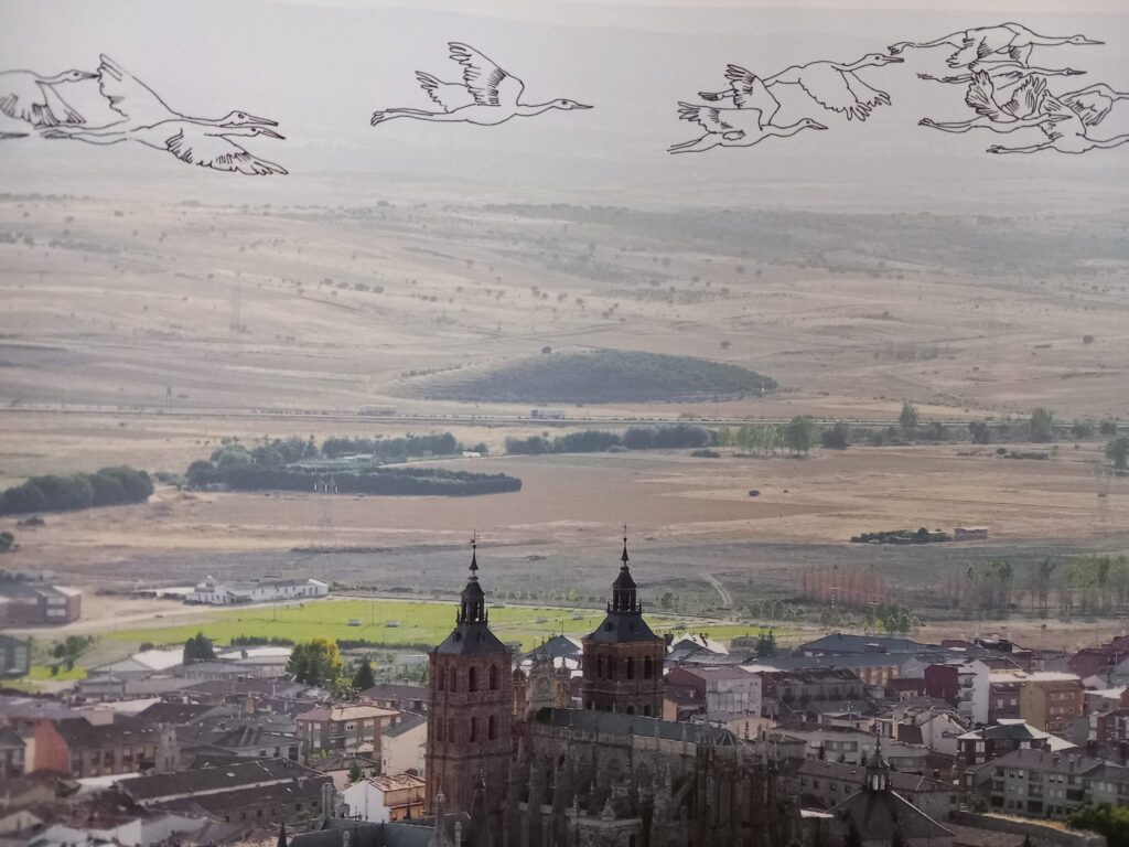 Au dessus de compostelle